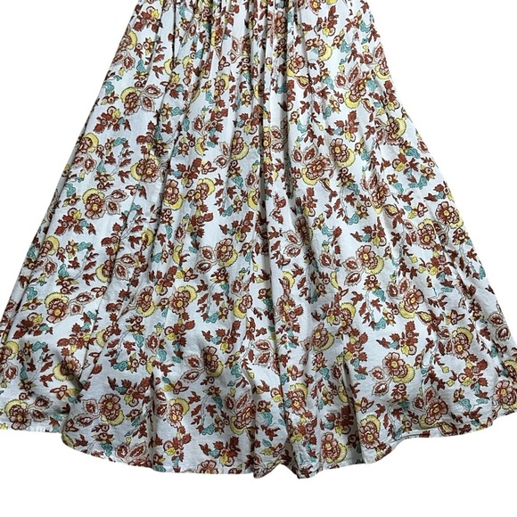 Cleobella Floral Print Puff Sleeve A-Line Maxi Dress Women’s S - Picture 3 of 8
